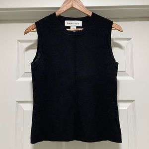 Black sweater tank